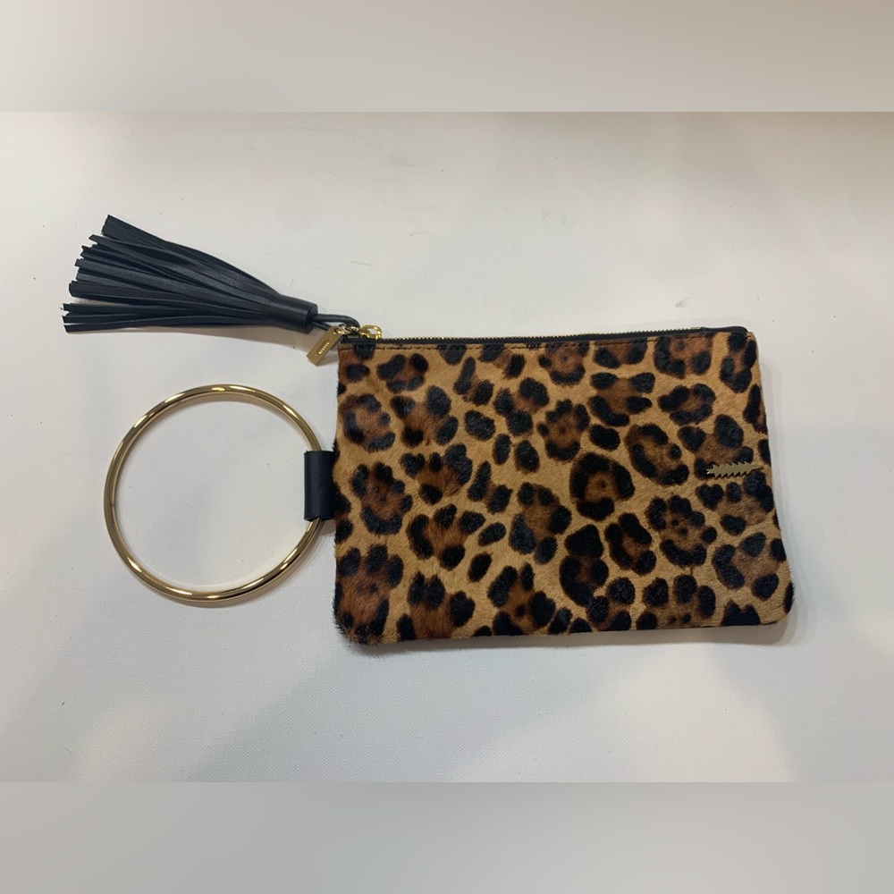 Leopard Print Clutch Bag
